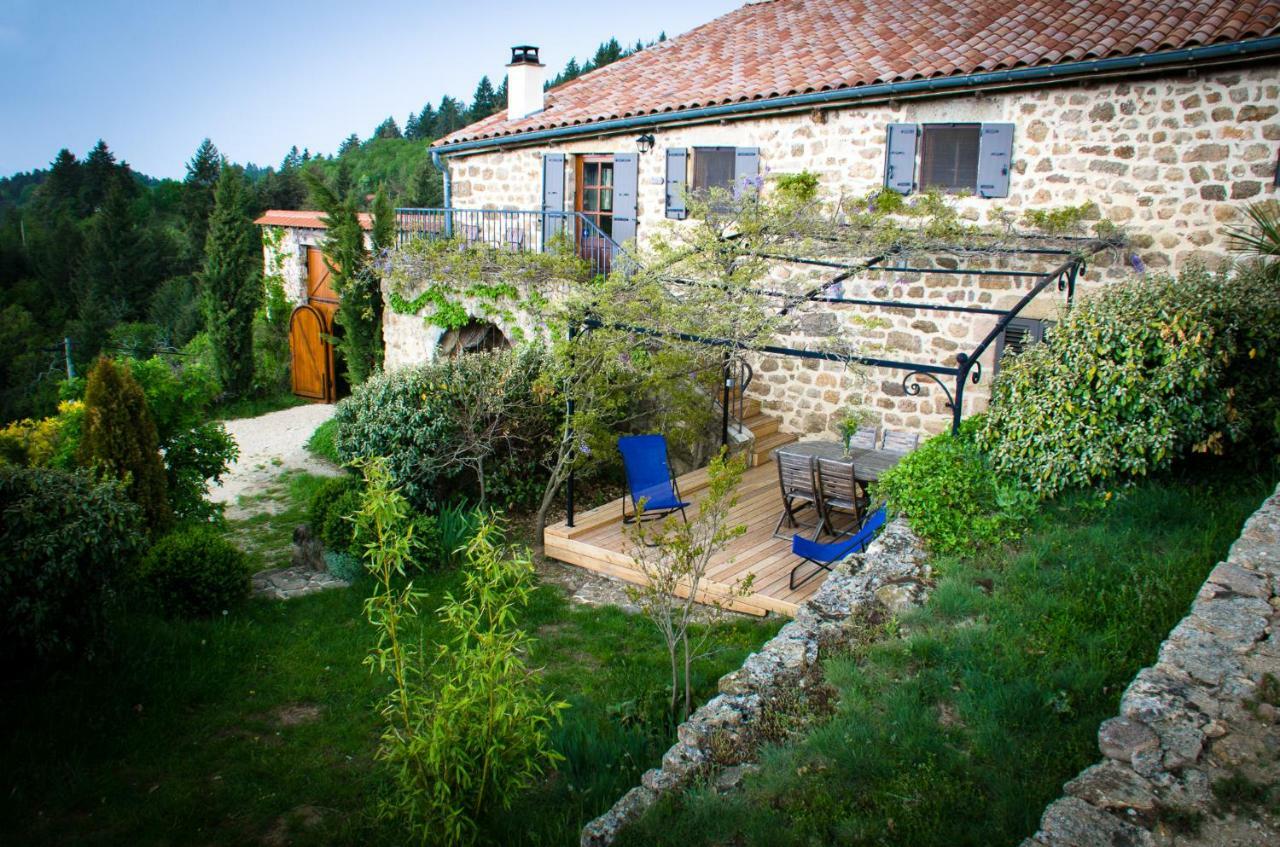 Le Petit Rias Gite Soleil Saint Maurice en Chalencon ภายนอก รูปภาพ